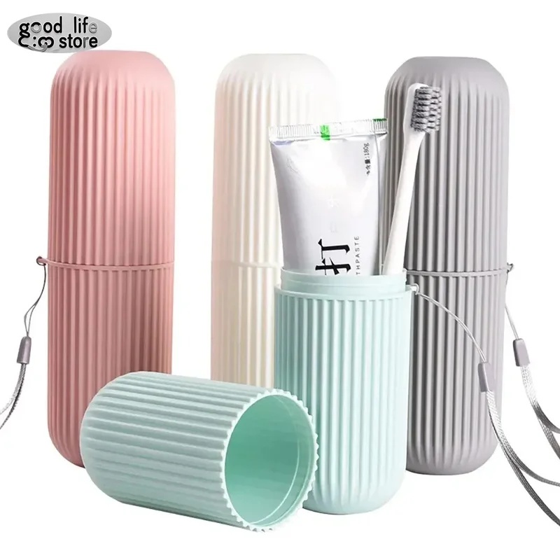 Home Edit Bathroom Storage - 1/2 unidades: vaso portátil para cepillo
