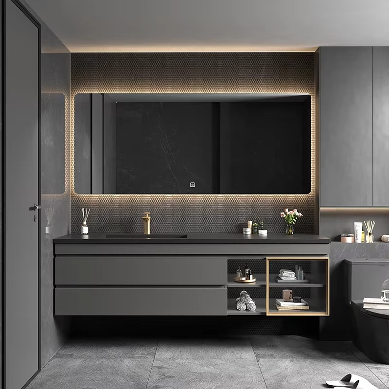 Home Bathroom Vanity Combo - Mueble de Baño Clásico Nórdico con