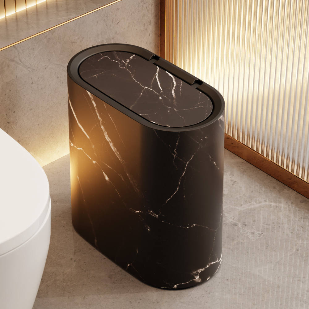 Cubo de basura minimalista y d - Home Essentials Bathroom Storage reseña y precio
