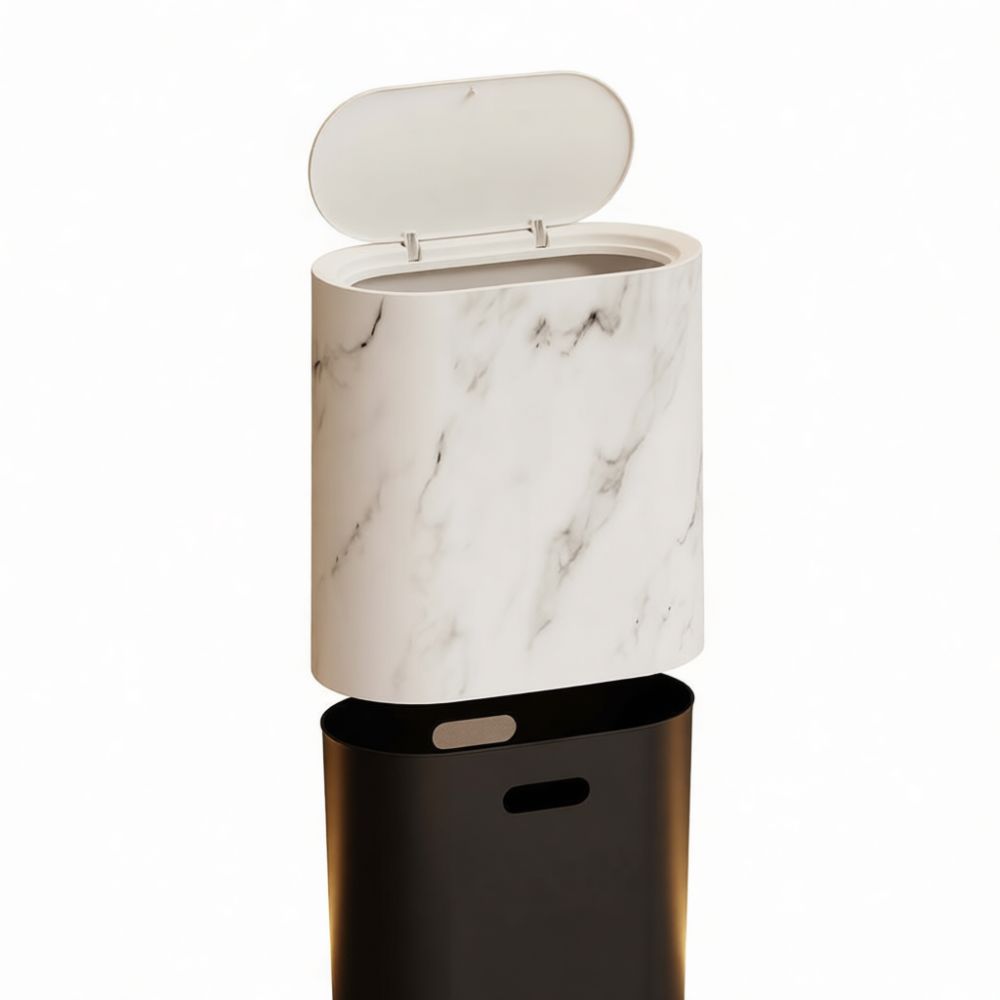 Cubo de basura minimalista y d - Home Essentials Bathroom Storage reseña y precio