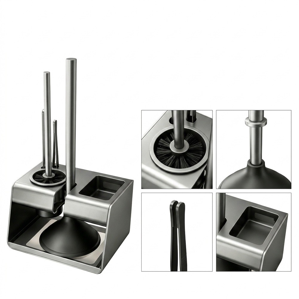 Soporte de Pared 3 en 1 para E - Plunger Toilet reseña y precio