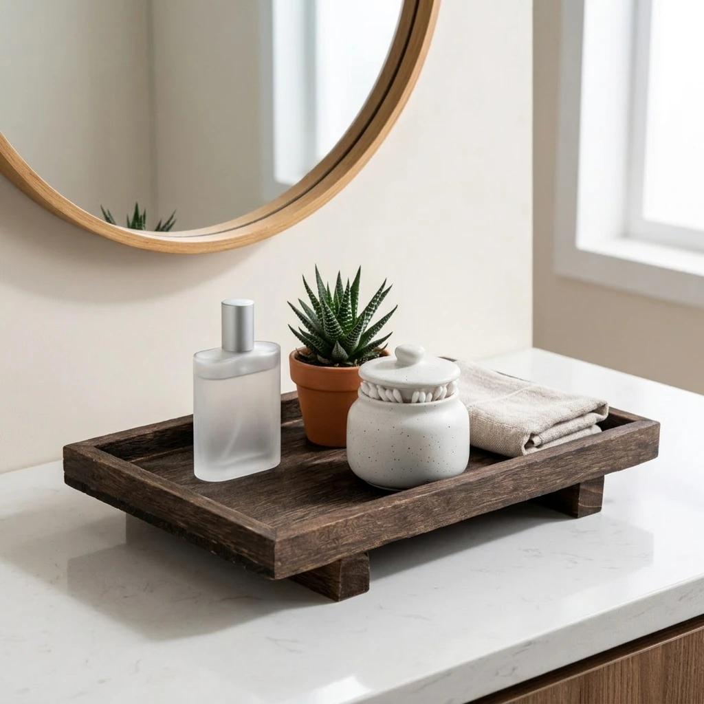 Bandeja de almacenamiento de e - Home Edit Bathroom Storage reseña y precio