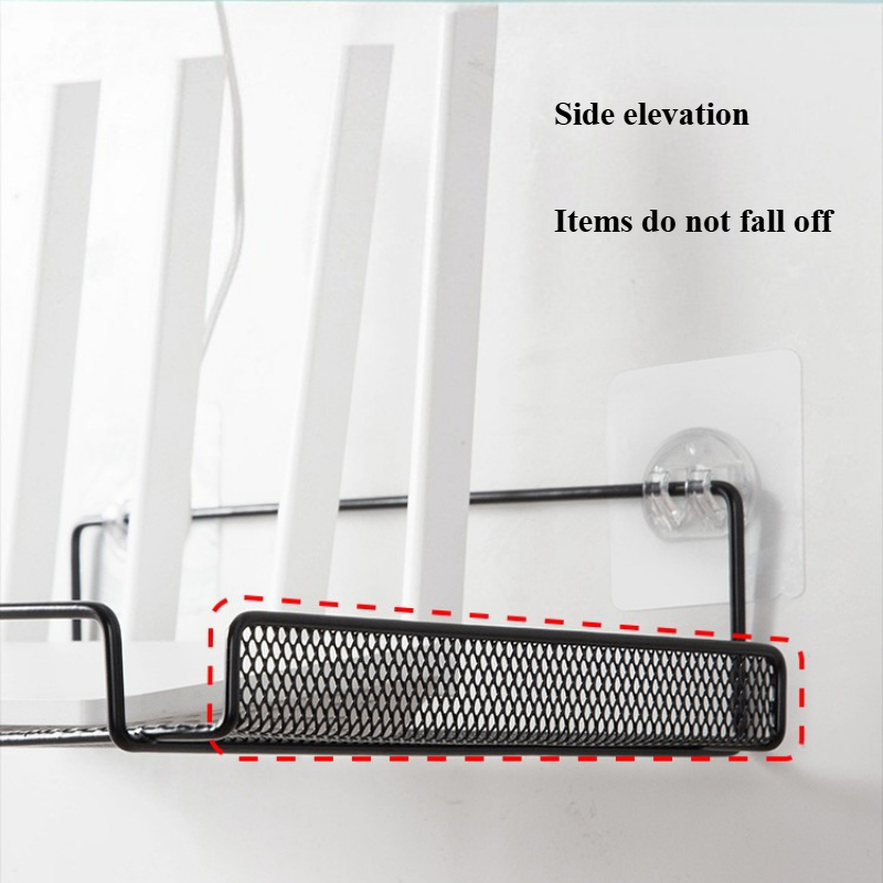 Estante de pared para router,  - Home Edit Bathroom Storage reseña y precio