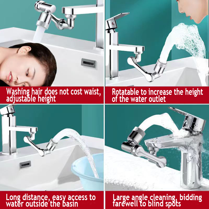 Universal 1080 ° Grifo Girator - Basin Mixer Tap reseña y precio