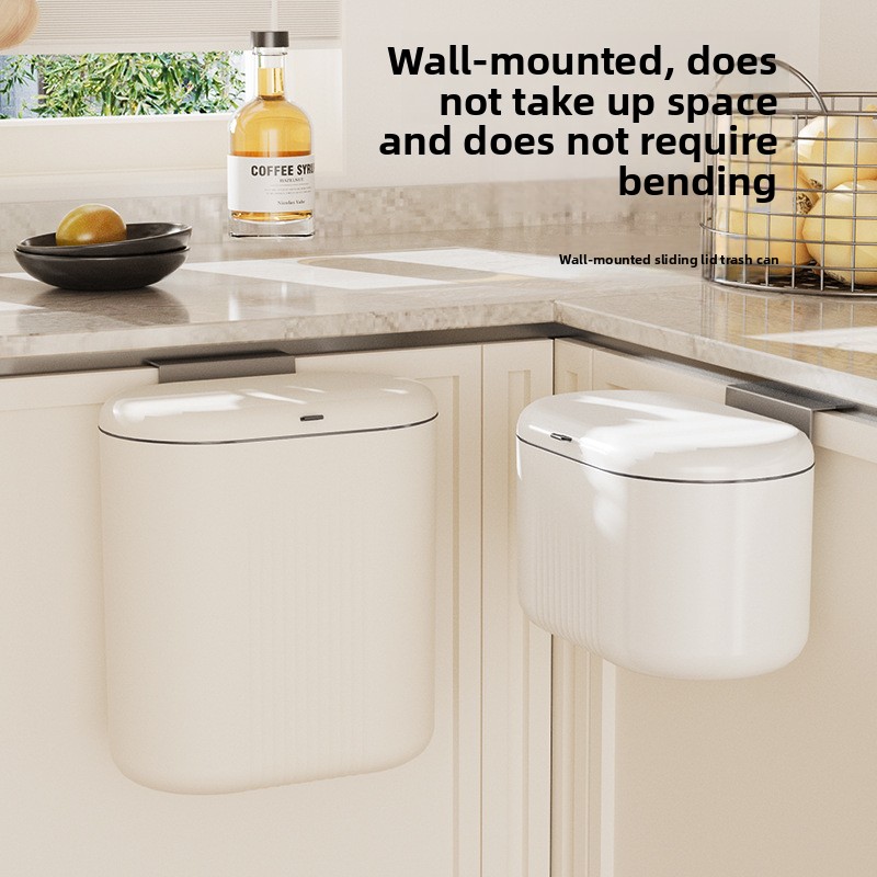 Cubo de basura grande con aper - Home Essentials Bathroom Storage reseña y precio