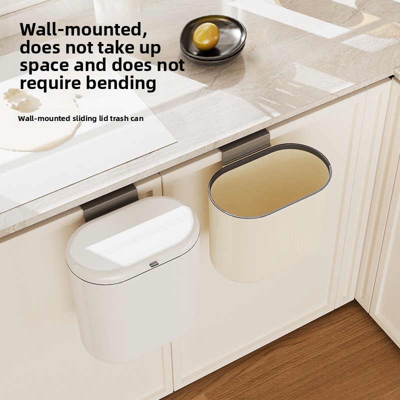 Cubo de basura grande con aper - Home Essentials Bathroom Storage reseña y precio