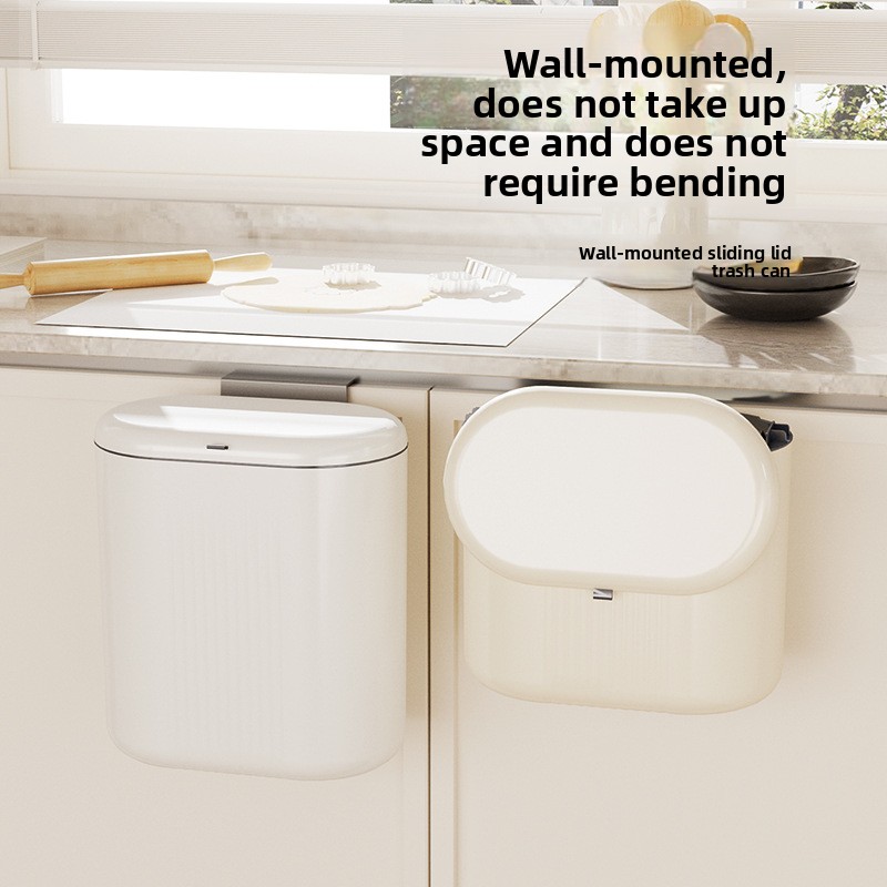 Cubo de basura grande con aper - Home Essentials Bathroom Storage reseña y precio