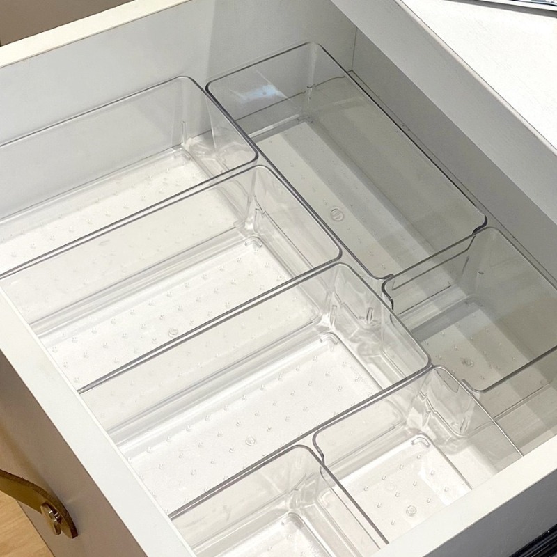 7 piezas de cajas de almacenam - Home Edit Bathroom Storage reseña y precio